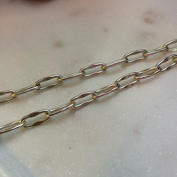 Amethyst, crystal and sterling silver necklace - Picture 4 of 5